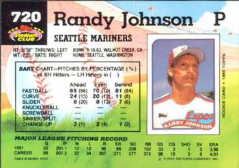 Randy Johnson  baseball card collectible - Main Image 2