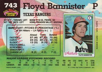 Floyd Bannister  baseball card collectible - Main Image 2