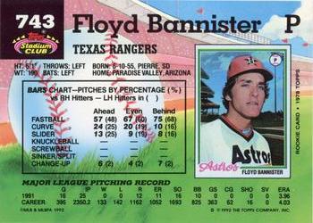 Floyd Bannister  baseball card collectible - Main Image 2