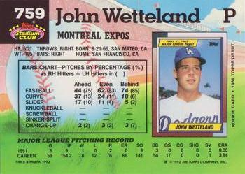 John Wetteland  baseball card collectible - Main Image 2