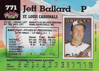 Jeff Ballard  baseball card collectible - Main Image 2