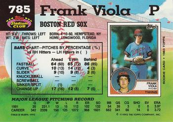 Frank Viola  baseball card collectible - Main Image 2