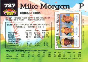 Mike Morgan  baseball card collectible - Main Image 2