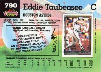 Eddie Taubensee  baseball card collectible - Main Image 2