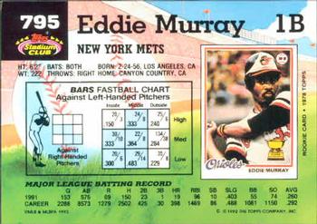 Eddie Murray  baseball card collectible - Main Image 2