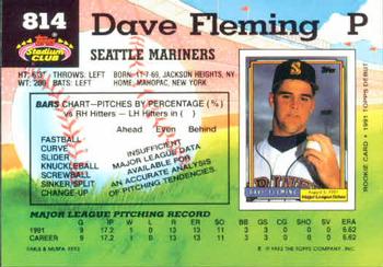 Dave Fleming  baseball card collectible - Main Image 2