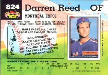 Darren Reed  baseball card collectible - Main Image 2