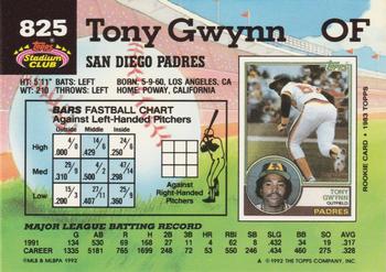 Tony Gwynn  baseball card collectible - Main Image 2