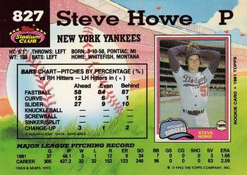 Steve Howe  baseball card collectible - Main Image 2