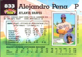 Alejandro Pena  baseball card collectible - Main Image 2