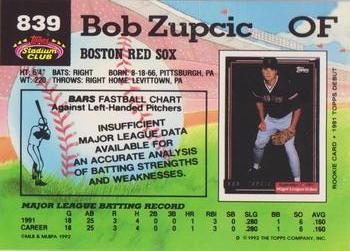 Bob Zupcic  baseball card collectible - Main Image 2