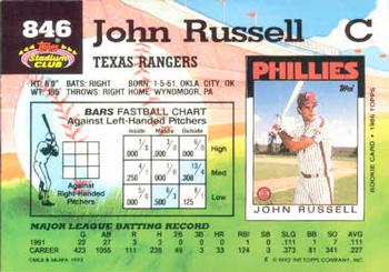 John Russell  baseball card collectible - Main Image 2