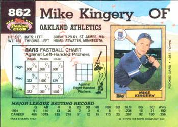 Mike Kingery  baseball card collectible - Main Image 2