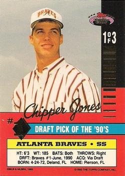 Chipper Jones  baseball card collectible - Main Image 2