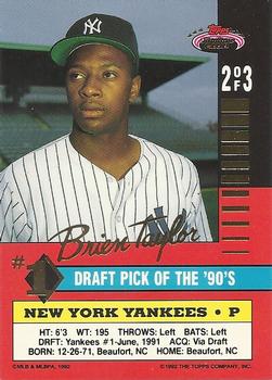 Brien Taylor  baseball card collectible - Main Image 2