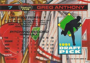 Greg Anthony  baseball card collectible - Main Image 2