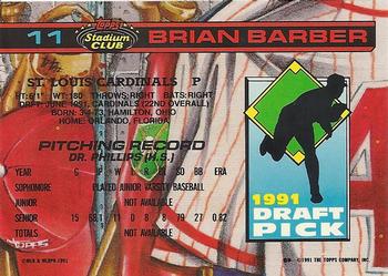Brian Barber  baseball card collectible - Main Image 2