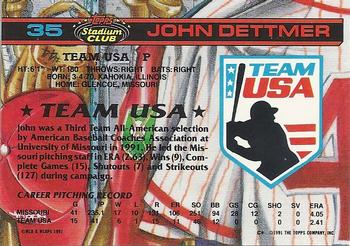 John Dettmer  baseball card collectible - Main Image 2