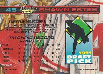 Shawn Estes  baseball card collectible - Main Image 2