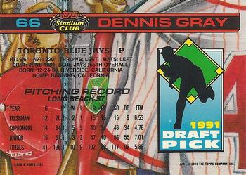 Dennis Gray  baseball card collectible - Main Image 2