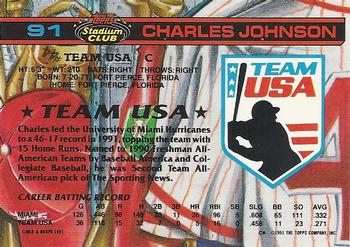 Charles Johnson  baseball card collectible - Main Image 2