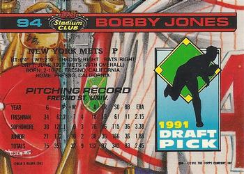 Bobby Jones  baseball card collectible - Main Image 2