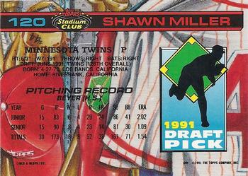Shawn Miller  baseball card collectible - Main Image 2