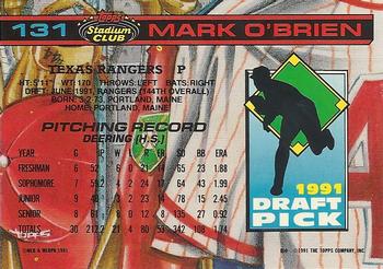 Mark O’Brien  baseball card collectible - Main Image 2