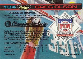 Greg Olson  baseball card collectible - Main Image 2