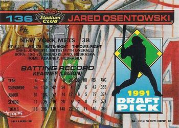 Jared Osentowski  baseball card collectible - Main Image 2