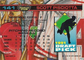 Scott Pisciotta  baseball card collectible - Main Image 2