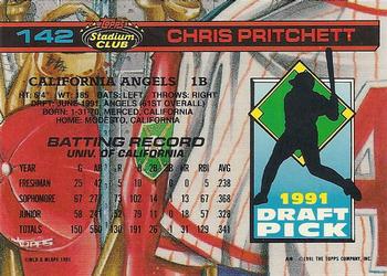 Chris Pritchett  baseball card collectible - Main Image 2