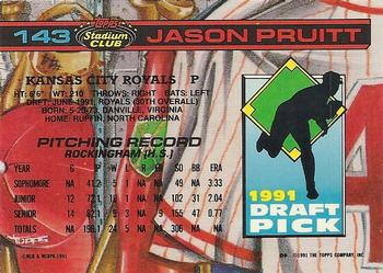 Jason Pruitt  baseball card collectible - Main Image 2