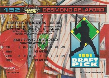 Desmond Relaford  baseball card collectible - Main Image 2