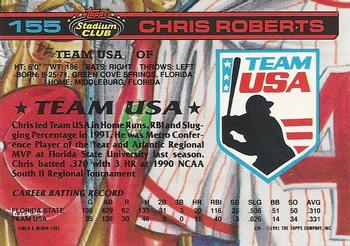 Chris Roberts  baseball card collectible - Main Image 2