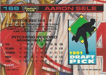 Aaron Sele  baseball card collectible - Main Image 2