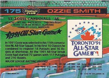 Ozzie Smith  baseball card collectible - Main Image 2