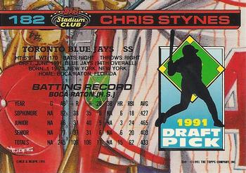 Chris Stynes  baseball card collectible - Main Image 2