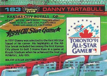 Danny Tartabull  baseball card collectible - Main Image 2
