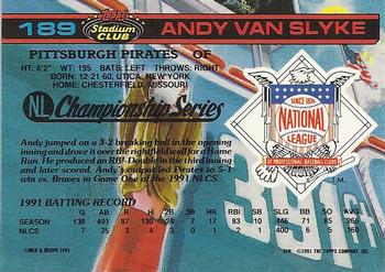 Andy Van Slyke  baseball card collectible - Main Image 2