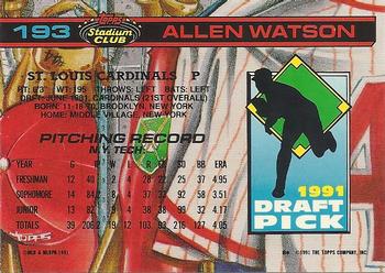 Allen Watson  baseball card collectible - Main Image 2