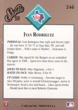 Ivan Rodriguez  baseball card collectible - Main Image 2