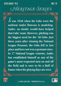 Andre Dawson  baseball card collectible - Main Image 2