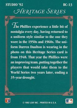 Darren Daulton  baseball card collectible - Main Image 2