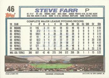 Steve Farr  baseball card collectible - Main Image 2