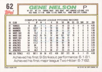 Gene Nelson  baseball card collectible - Main Image 2