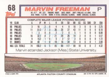 Marvin Freeman  baseball card collectible - Main Image 2