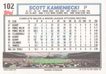 Scott Kamieniecki  baseball card collectible - Main Image 2