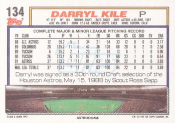 Darryl Kile  baseball card collectible - Main Image 2