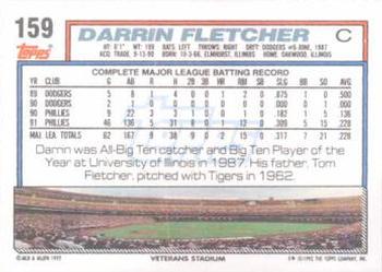 Darrin Fletcher  baseball card collectible - Main Image 2